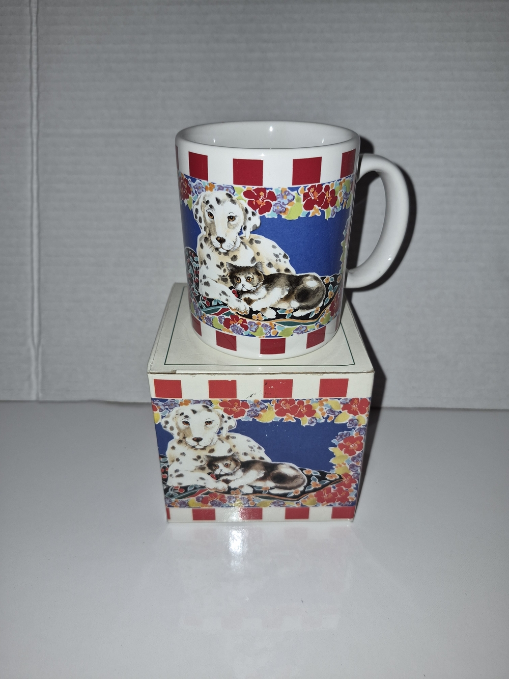 Vintage Otagiri Advantage Collection Dalmatian mug Kurt Kress